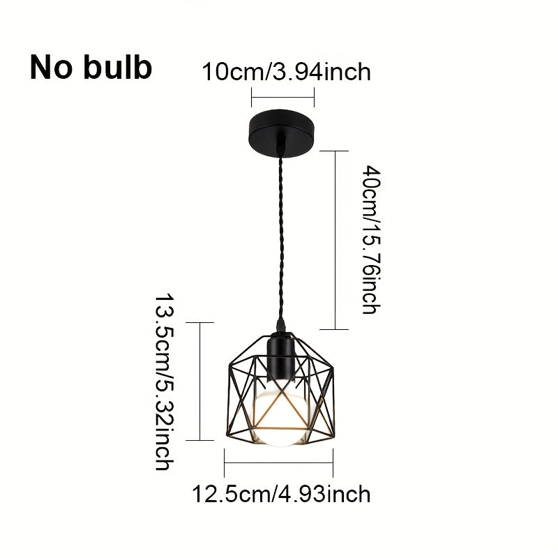 Lámpara colgante moderna minimalista en dorado y negro, con cabezal individual, altura ajustable, base para foco E27, montaje semiempotrado, ideal para comedor y bar, diseño cilíndrico elegante, construcción resistente, sin foco incluido