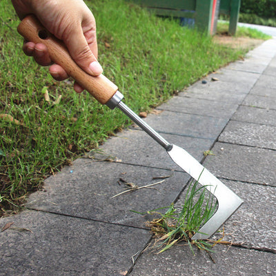 Juego de 2 instrumentos de desmalezamiento versátiles, diseñados para desmalezar y arrancar, dispositivo de desmalezamiento de grietas, cortadora de césped, excavadora de plantas salvajes, cortadora de jardín al aire libre, herramientas esenciales de jar