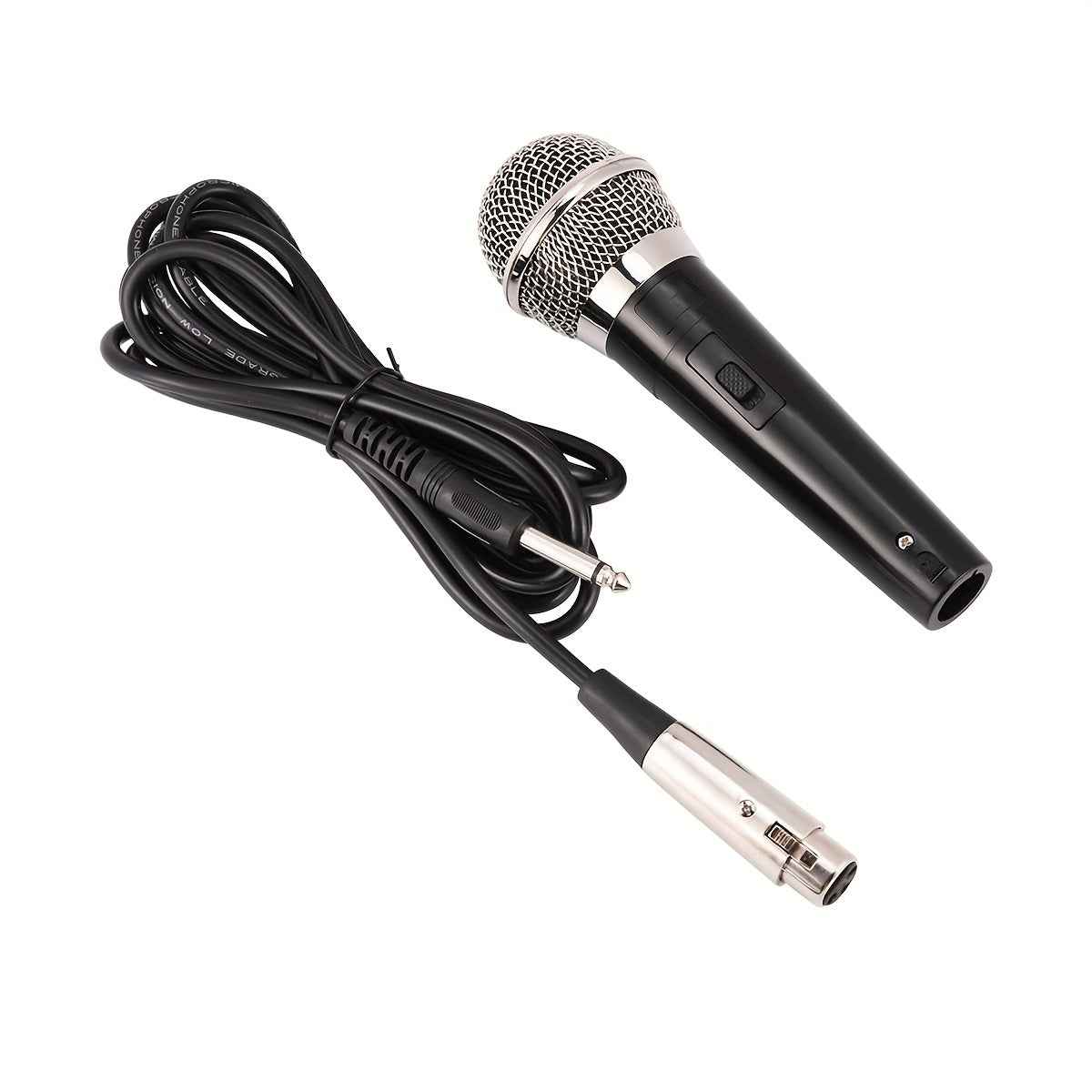 Micrófonos dinámicos con cable para cantar con TV y computadora, micrófono de mano para configuración de amplificador.