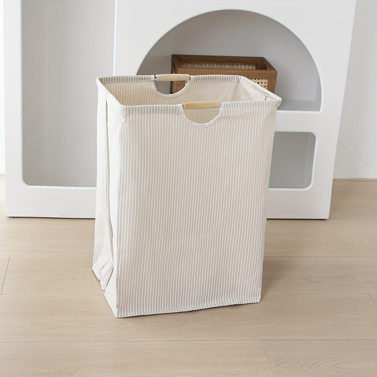 Canasta de Lavandería Extra Grande con Asas - Independiente, Cesta Alta para Ropa Sucia para Dormitorio, Baño, Residencia Universitaria - Solución de Almacenamiento Versátil