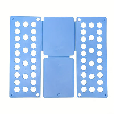 Organizador de ropa compacto - Tablero plegable de plástico resistente con aberturas redondas, ideal para camisetas y ropa, opción de almacenamiento para el hogar, organizador de ropa, sistemas de armarios montados en la pared.
