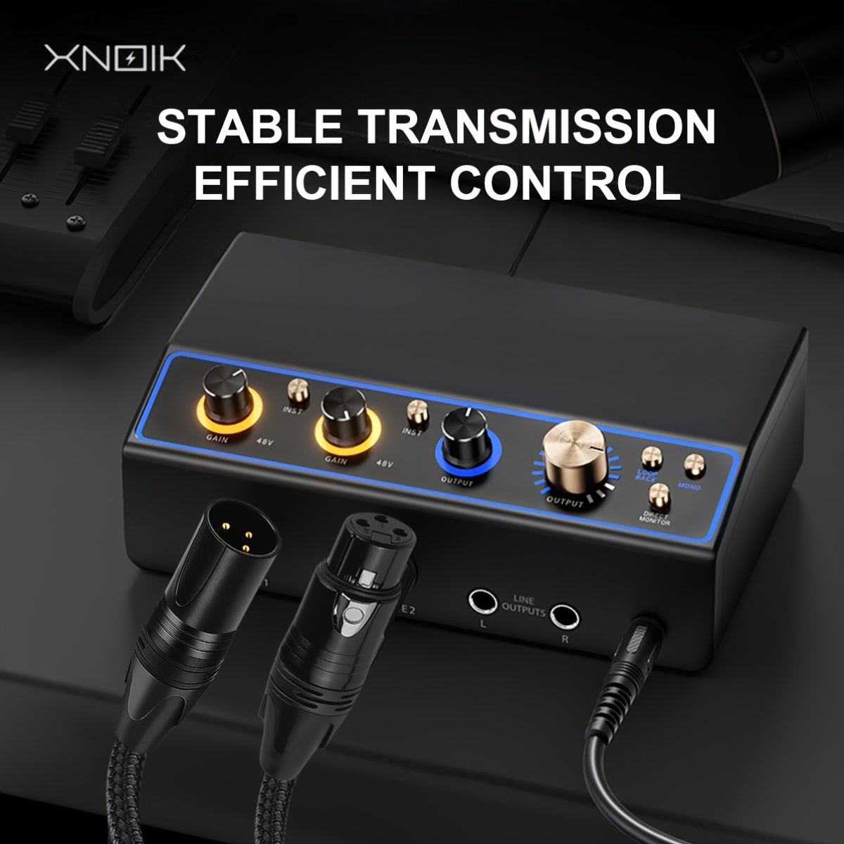 2 unidades de cables de micrófono XLR a XLR de alta calidad, masculino a femenino, con cobre libre de oxígeno (OFC) y trenzado de nailon, negro, 1,5 metros, para micrófono, escenario, estudio, estudio en casa.