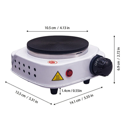 Estufa Eléctrica Portátil para Preparar Café Mocha y Té, Ideal para Uso al Aire Libre y Caravanas, Perfecta como Regalo de Navidad o Año Nuevo.