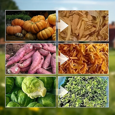 1 Juego de Cuchilla Ajustable para Cortar Hierba Agrícola, Picadora de Verduras con Orificio de Instalación – Mejora la Eficiencia en el Corte de Pasto y Vegetales