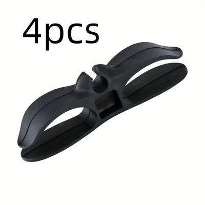 4 piezas Organizador de Cable de Silicona con Clips de Fijación para Pared - Ideal para Electrodomésticos de Cocina y Hogar, Solución de Gestión de Cables, Organización de Cables | Organizador de Cables Moderno | Portacables Duradero, Organizador de Alma