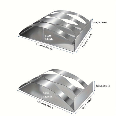 1pc Soporte Elegante para Cepillos de Dientes de Acero Inoxidable - Montaje en Pared, Sin Taladro, con 2 o 3 Ranuras, Incluye Almacenamiento para Maquinillas de Afeitar - Perfecto para Baños Modernos