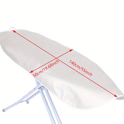1 pieza de funda de tabla de planchar universal con forro de 4 mm, 55,12 x 19,69 pulgadas - Superficie reflectante gruesa para lavandería profesional y cuidado de ropa, accesorios para lavandería.
