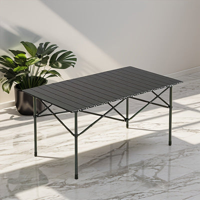 Mesita Plegable Portátil para Hogar, Oficina y Estudio - Fácil Almacenamiento, Diseño Minimalista, Estilo Moderno, Ideal para Camping, Picnics, Viajes, Fiestas y Más