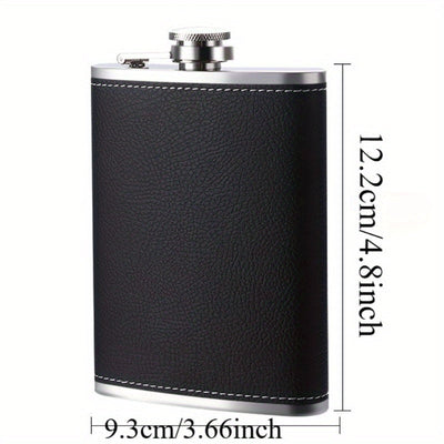 1 unidad, botella de 8 onzas para licor, termo de acero inoxidable, botella portátil para bebidas, ideal para whisky, bourbon, coñac, vodka, ginebra y tequila, accesorios de viaje, artículos para el hogar y cocina, regalo original para hombres, regalo pa