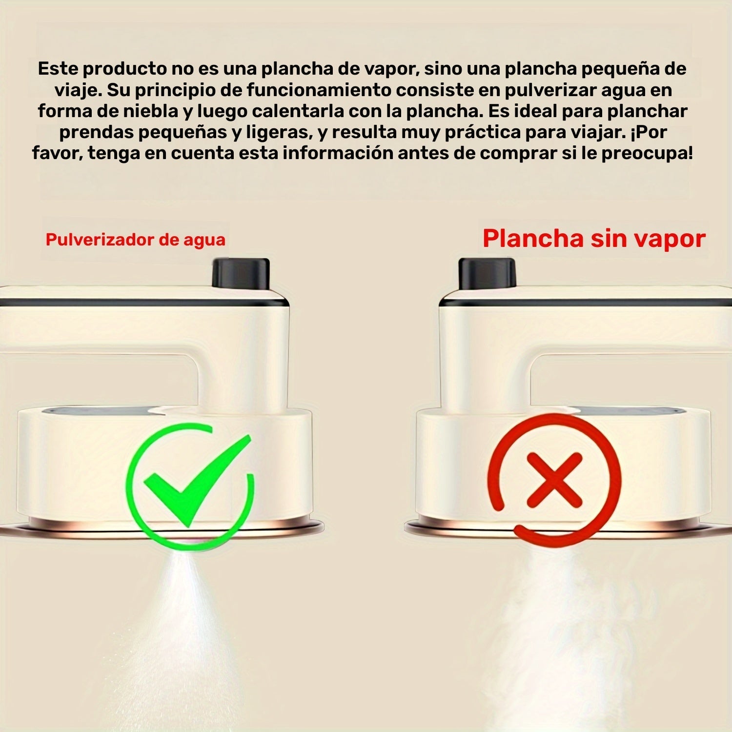 [Vaporizador de Viaje Mini 2 en 1] Nuevo Vaporizador de Viaje Mini PANCERKA 2 en 1 - Máquina de Planchar Portátil, Tamaño Pequeño, Viaje, Universidad, Dormitorio, Esenciales para el Hogar
