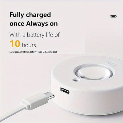 1pc POOKIN LED RGB Luz de carga recargable con mando a distancia, luz inalámbrica de empuje magnético con temporizador y función de cambio de color, aplique de plástico con acabado pulido, alimentado por batería de litio de 500mAh, para cocina, armario y