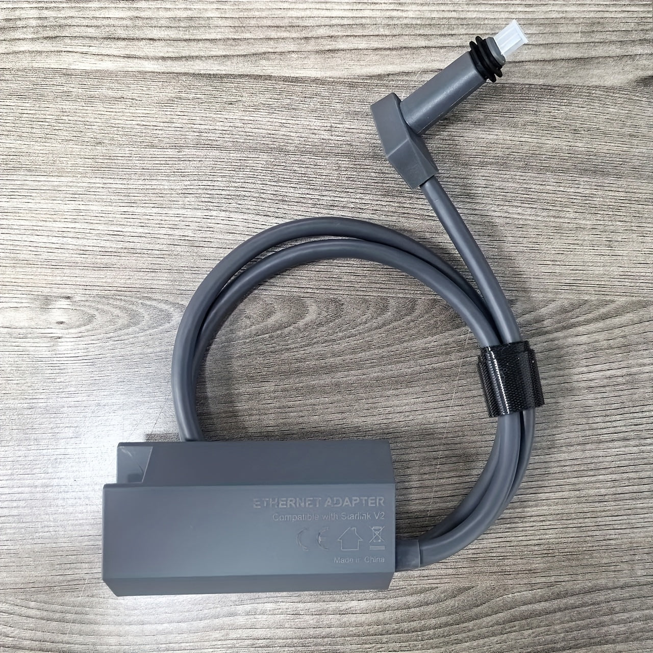Adaptador Ethernet Starlink para Red Externa Cableada, Adaptador Ethernet Starlink para V2 Gen2, Adaptador Ethernet Starlink para Internet Satelital V2 con Placa Rectangular, Conexión Estable