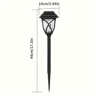 6 unidades de luces de jardín solares LED, luces decorativas para césped al aire libre, polipropileno, batería de níquel, alimentadas por energía solar, ≤36V