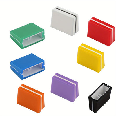 Juego de 8 Tapas Fader Coloridas HEBALG para Pioneer DJM350/400/500/700/750/800/850/900NEXUS/900SRT/900NXS2/2000/2000nexus - Perillas Deslizantes para Mezclador DJ de Fácil Instalación, Diseño Multicolor Vibrante