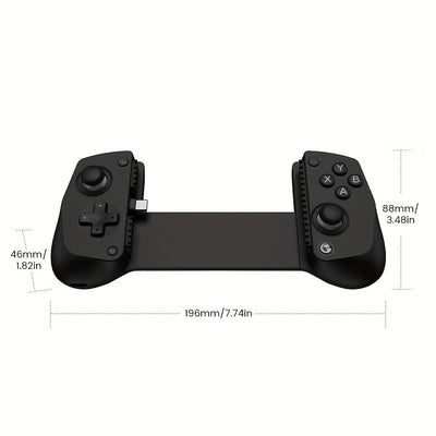GameSir X5 Lite Mando de Juego para Móvil: Palancas Hall Effect para FPS/MOBA | Ultra Ligero 135g | Botones Turbo | Carga Pasante | Compatible con iOS/Android