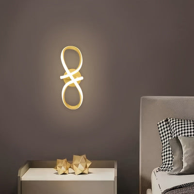 1 lámpara de pared LED dorada moderna - 3 temperaturas de color ajustables, lámpara montada en la pared de metal con hardware de instalación, utilizada como lámpara de pared y techo para pasillos e entradas, accesorios de lámparas de pared
