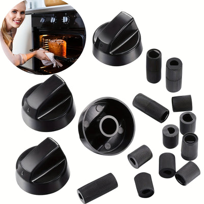 Juego de Repuesto para Perillas de Estufa de Gas, 4 piezas con Diámetro Interior de 6mm/8mm