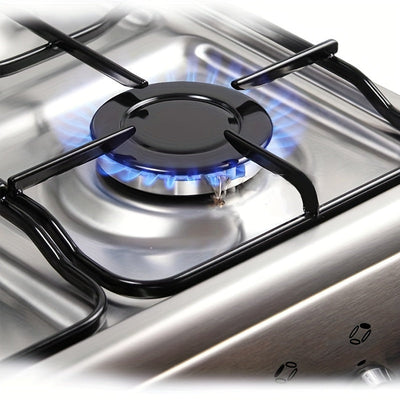 Tapas de quemador de estufa de gas de 4 piezas para estufas Sabaf: tamaños de 55mm, 75mm y 100mm
