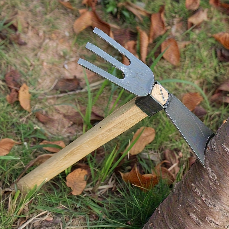 Juego de Herramientas de Jardín - Azada Doble Cara de Metal Duradera, Ideal para Plantación de Flores y Vegetales, Perfecto para Jardinería Doméstica y Proyectos Artísticos