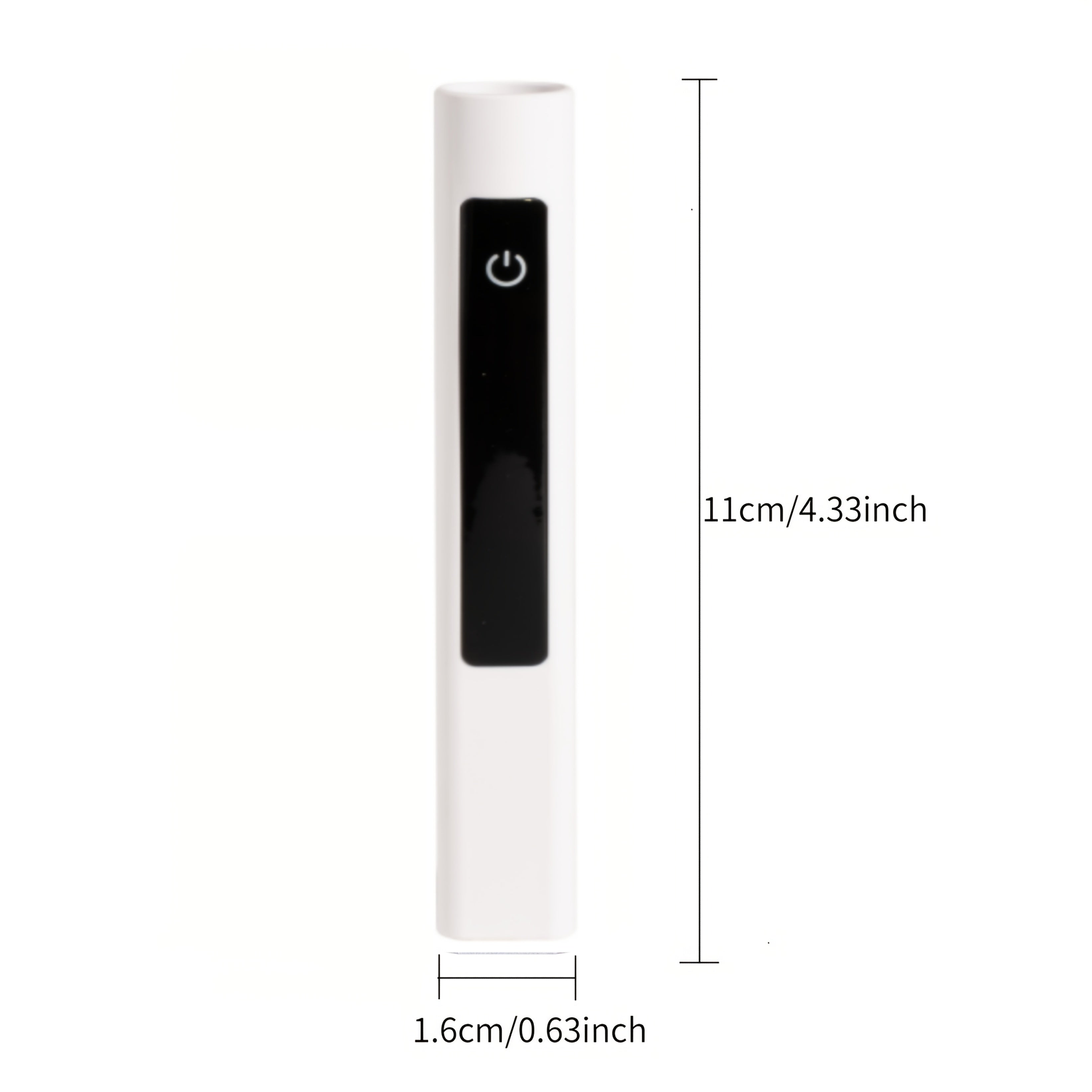 Linterna Inalámbrica para Uñas con Soporte - Secado Rápido, Portátil / Efecto LED, Pantalla LCD, Secador de Uñas USB con Batería de Litio para Manicura/Pedicura en Gel - Para Salón y Hogar - Blanco, Herramienta de Manicura Compacta, Diseño Duradero, Idea
