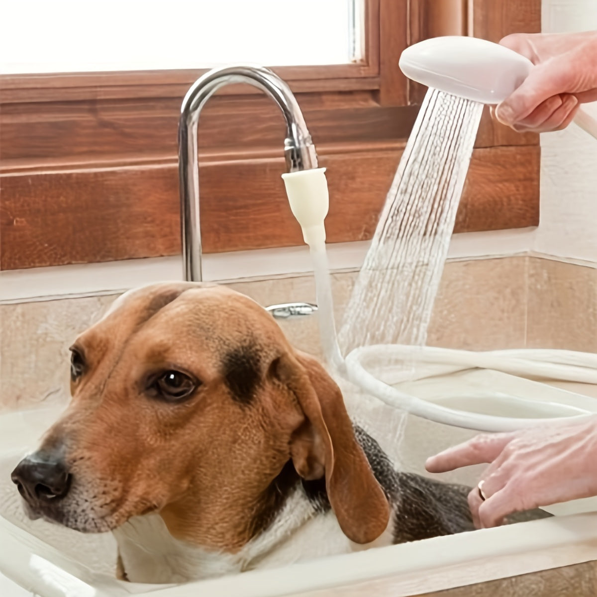 1 lavabo multifuncional con manguera extensible y cabezal de ducha portátil, ideal para lavar el cabello y bañar mascotas, sin olor, fácil de instalar, regalo perfecto para el Día de la Mujer y el Día de la Madre, cabezal de ducha para baño