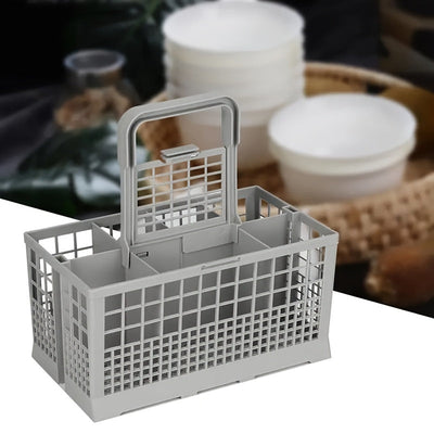 1pc Estantería para platos plegable de plástico ahorradora de espacio con portavasos multifuncional - Fácil de limpiar, accesorio duradero para lavavajillas, compatible con el 99% de los modelos de tamaño completo