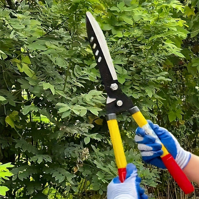 1 Cortaespines de jardín ergonómicos con mango de acero de alta resistencia - Cortaespines de jardín de metal duradero, adecuados para setos, árboles, césped y jardinería, diseño de doble mano, cortaespines de jardín, herramienta de cuidado de césped, cu