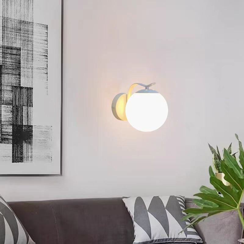 Luz de pared moderna E12 para dormitorio, sala de estar o pasillo - Diseño minimalista elegante con control de estado de ánimo ajustable, montaje semienterrado, hardware de instalación fácil incluido (luz no incluida), iluminación de habitaciones, ilumin
