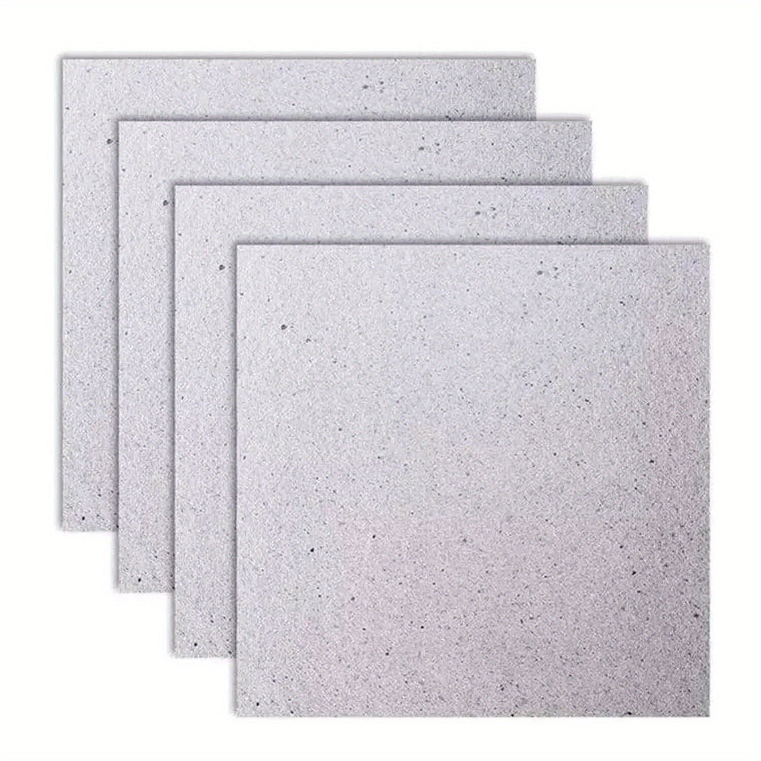6/12pcs Placa Guía de Ondas de Mica para Horno de Microondas, Hoja de Repuesto Gruesa 130 x 130mm
