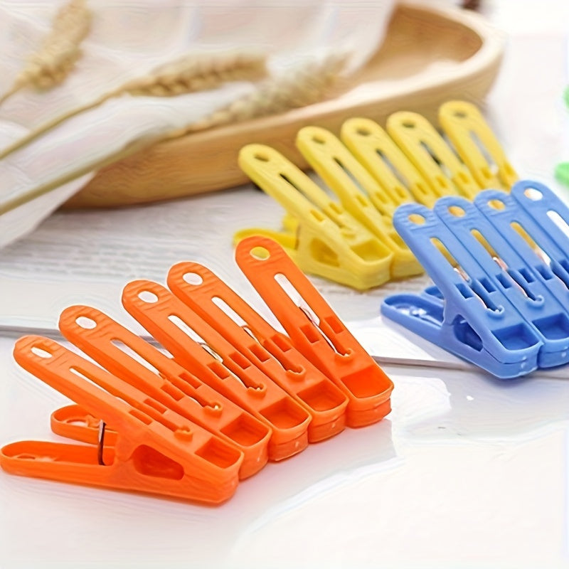 20 Piezas De Pinzas De Ropa De Plástico, Pequeños Clips Para Colgar Ropa, Clips Para Ropa Interior Y Calcetines, Pinzas De Plástico Coloridas A Prueba De Viento - Pinzas De Lavandería Para Secar Y Colgar Ropa - Clips Pequeños En Colores Variados