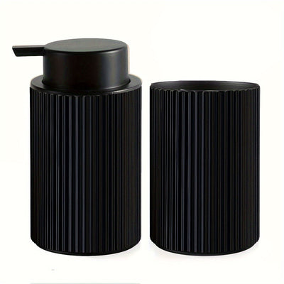Dispensador de Jabón Espumoso para Baño, Contenedores de Almacenamiento para Jabón de Manos y Jabón para Platos, Decoración de Estilo Granja, Dispensador de Jabón en Espuma y Portacepillos de Dientes