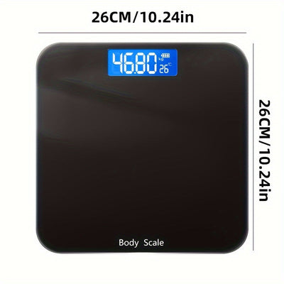 Báscula De Baño Digital De 1 Pieza, Báscula De Peso Corporal, 181,44 Kg, Ultradelgada, Más Precisa Para Gimnasio, Estudio De Yoga Con Pantalla Retroiluminada Grande, Báscula De Peso Para El Hogar, Esencial Para El Hogar
