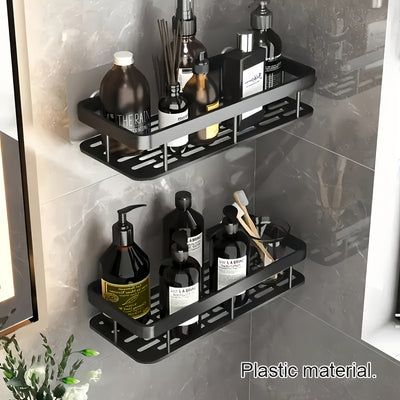 1 juego/2 juegos de repisa flotante para baño y cocina, gran capacidad, instalación sin taladro, ahorra espacio, fácil de instalar, ideal para almacenar artículos de tocador, cosméticos y objetos varios, uso múltiple