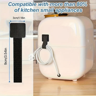 10/20 piezas, organizador de cables de electrodomésticos, organizador de cables de electrodomésticos premium, soporte de cables de licuadora, cafetera, freidora de aire, olla a presión y otros electrodomésticos de cocina.