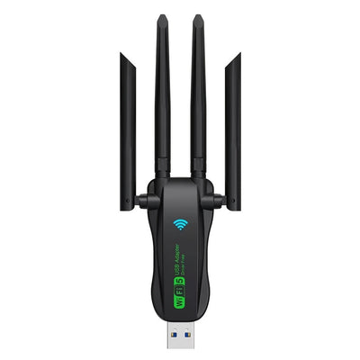Un Potente Repetidor de Adaptador Wi-Fi USB - Amplificador de Red Inalámbrica de Doble Antena de 300Mbps, Convertidor de Wi-Fi Portátil para Escritorio, Refuerzo de Señal Estable para el Hogar, Cobertura Completa de Red, Adaptador de Alimentación USB con
