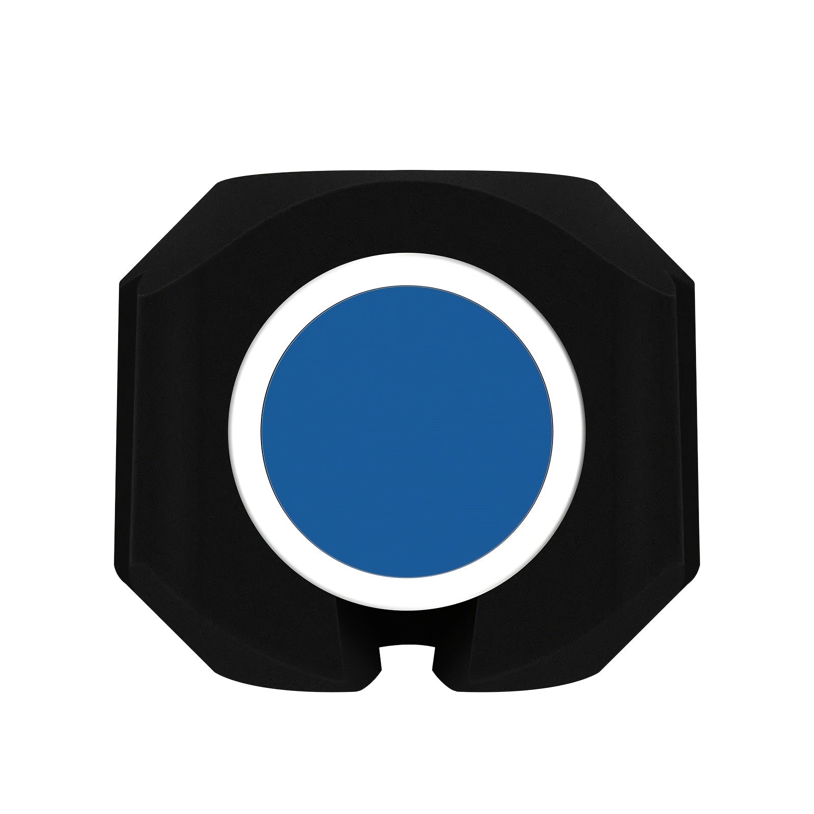 Protector de Viento para Micrófono XGeS con Filtro Antipop y Bola Aislante - Cubierta Reductora de Ruido de Esponja de Alta Densidad de 5 Lados para Estudio y Grabación en Computadora, con Detalle Azul, Mejora la Claridad del Sonido, Escudo de Aislamient