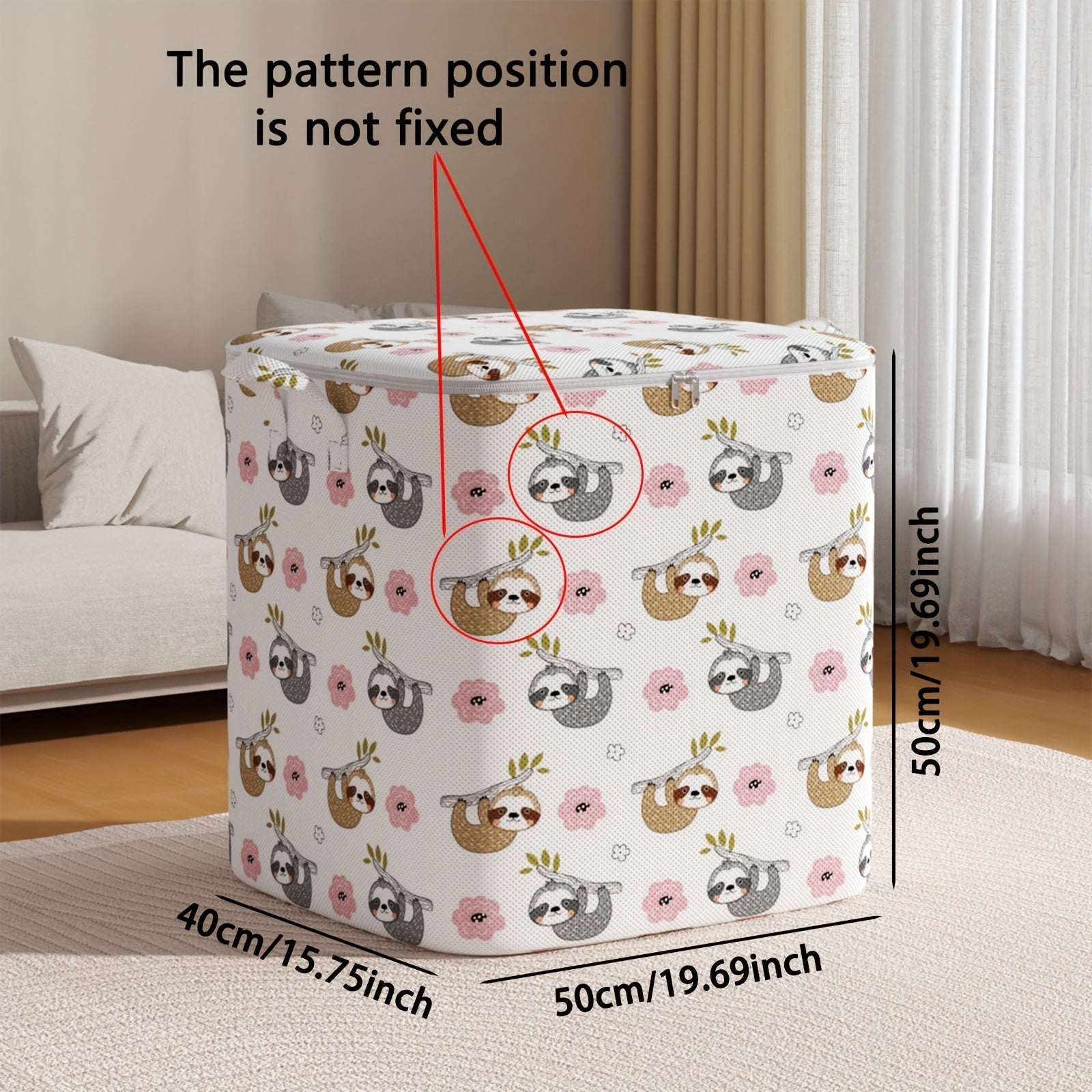 Bolsa de almacenamiento grande, 1 unidad, material no tejido, ideal para guardar sábanas, edredones, ropa de temporada, muñecas y más