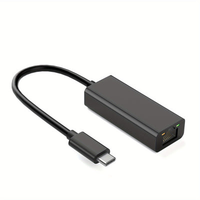 Adaptador USB-C a Ethernet, conversor USB-C a RJ45 LAN, cable de red Gigabit Cat para Mac, MacBook Pro/Air, iPad 10th, Dell XPS, Chromebook, Surface, Galaxy Tab