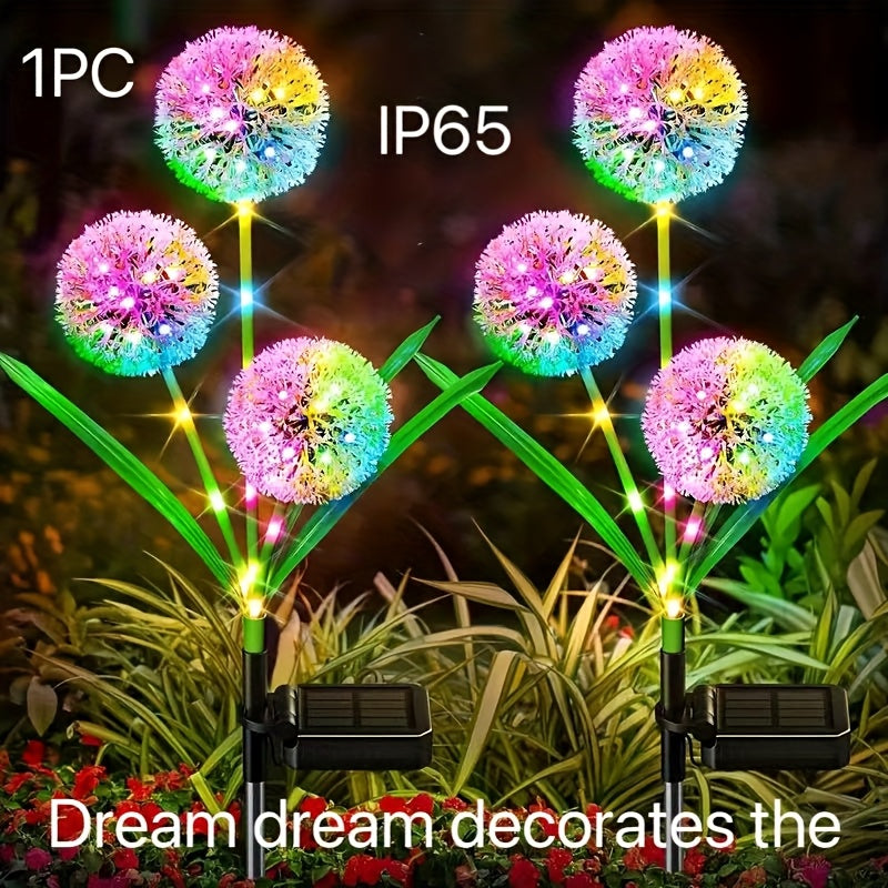 Luces de jardín LED de lechuga solar - Luces decorativas IP65 para exteriores con brillo colorido, ideales para Navidad, césped y plantas en macetas, decoraciones solares para exteriores, iluminación hortícola, exhibición de luces vibrantes, luces durade