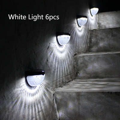 Luces LED solares para exteriores, luces de valla, adecuadas para iluminación de jardines, patios y paisajes, luces de decoración para Halloween, Navidad y festividades, 5/6/8 unidades