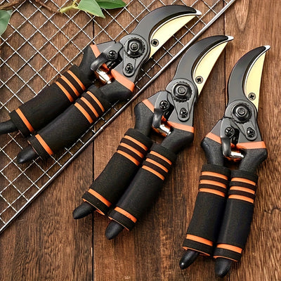 Tijeras de poda multifuncionales de alta resistencia, cortadora manual ultra afilada, tijeras de jardinería profesionales y cortadoras de rosas, diseño de mango grande adecuado para flores, jardinería, embellecimiento de paisajes - Ideal para jardines do