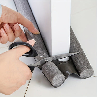 1pc de Tira de Sello Flexible No Adhesiva para la Parte Inferior de la Puerta, Protege las Puertas contra Arañazos y Daños.