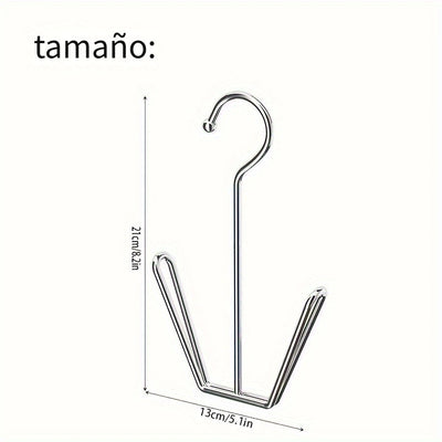 2/3pcs Zapatera de Acero Inoxidable, Colgador de Zapatos, Secador de Zapatos, Gancho de Almacenamiento de Zapatos Metálico, Estantes de Secado