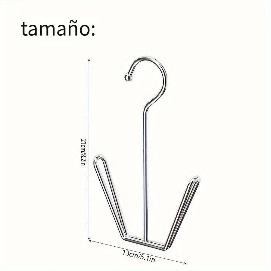 2/3pcs Zapatera de Acero Inoxidable, Colgador de Zapatos, Secador de Zapatos, Gancho de Almacenamiento de Zapatos Metálico, Estantes de Secado