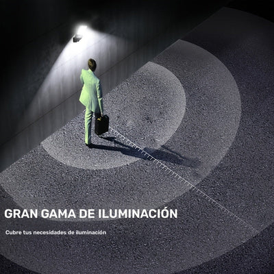 9 lámparas solares LED COB con 3 modos de iluminación y control remoto, IP44, lámpara de seguridad con sensor de movimiento para exteriores, iluminación de senderos de jardín para decoración navideña, cargada por energía solar, sin cableado, 0 facturas d
