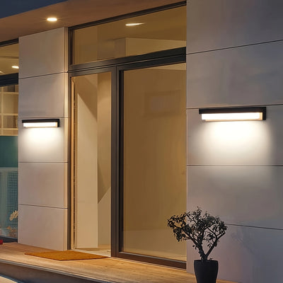 1/2 Piezas de Luces Solares para Pared, Decorativas para Jardín Exterior, Adecuadas para Patio, Césped y Terraza con Luz Cálida
