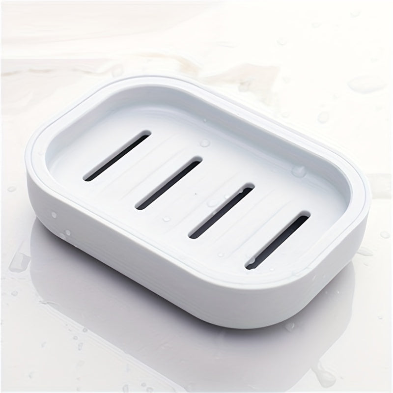 1 Pieza, Jabonera De Plástico Con Drenaje, Porta Jabón Con Auto Drenaje, Soporte Para Jabón Para Baño, De Doble Capa, Estante De Almacenamiento De Jabón Multifuncional, Accesorios De Baño