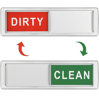 Imanes "Dirty" y "Clean para Lavavajillas (El Obturador Solo Cambia Cuando Lo Empujas) ¡Ideal para el hogar!
