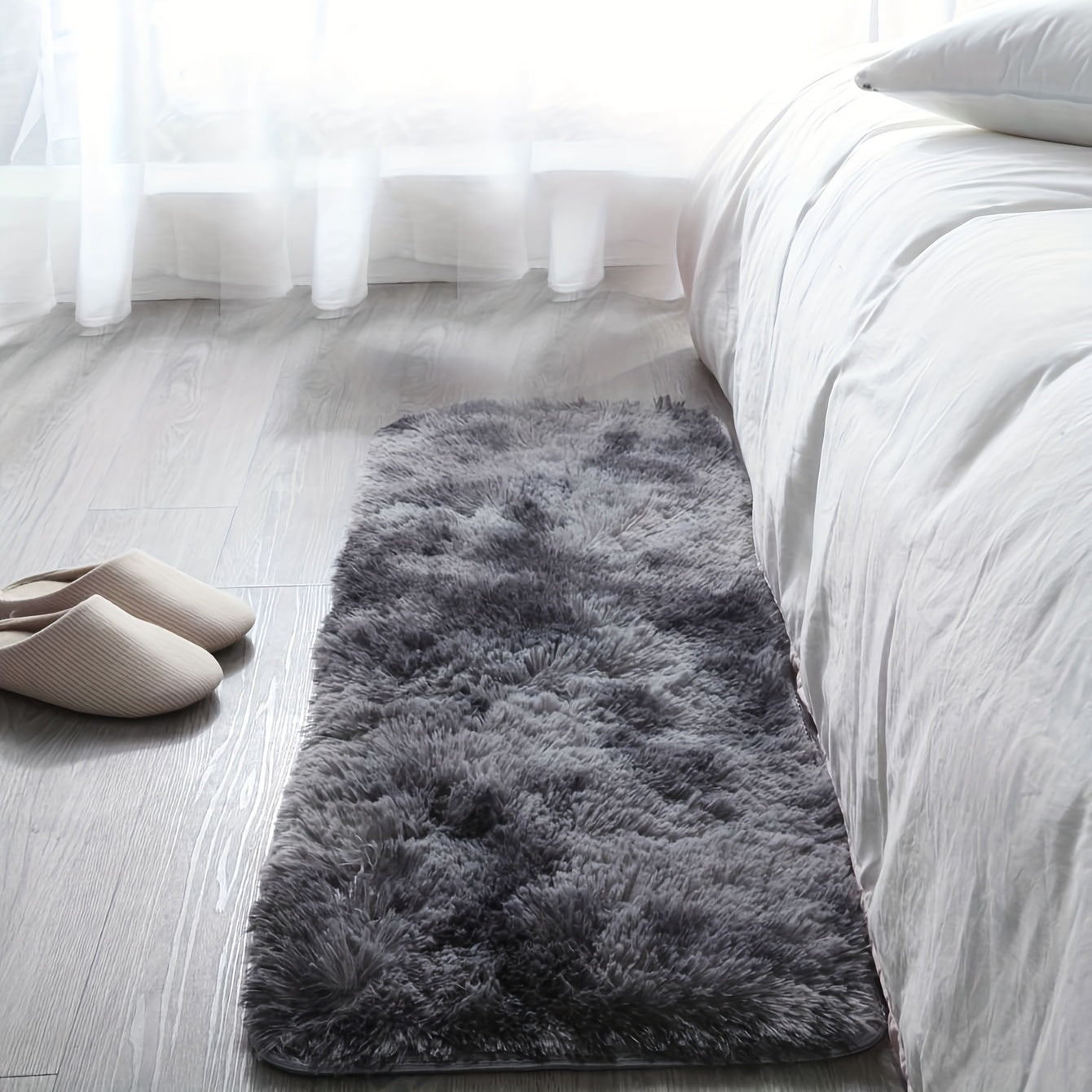 1 Unidad, Alfombra De Felpa Suave Para Sala De Estar, Alfombra De Suelo Esponjosa Y Peluda Para Dormitorio, Alfombras De Decoración Del Hogar, Bonita Alfombra Lavable A Máquina Antideslizante De Lujo, Sala De Estar, Dormitorio, Sala De Juegos, Dormitorio