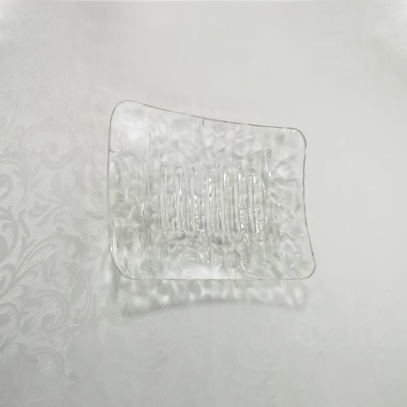 1 pieza Jabonera de plástico con drenaje, caja de almacenamiento de jabón para el hogar sin perforaciones, accesorios creativos para el baño y la cocina.